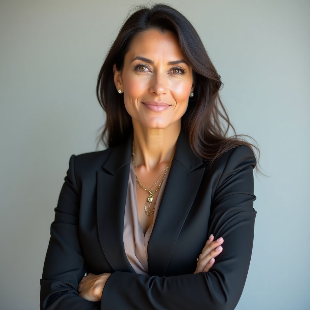 Retrato profesional de Elena Durán, Directora de Operaciones